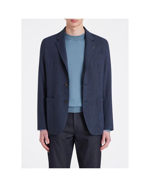 Paul Smith Jassen ,Blauw ,Wol Stijlvolle Blazer in het Blue voor heren