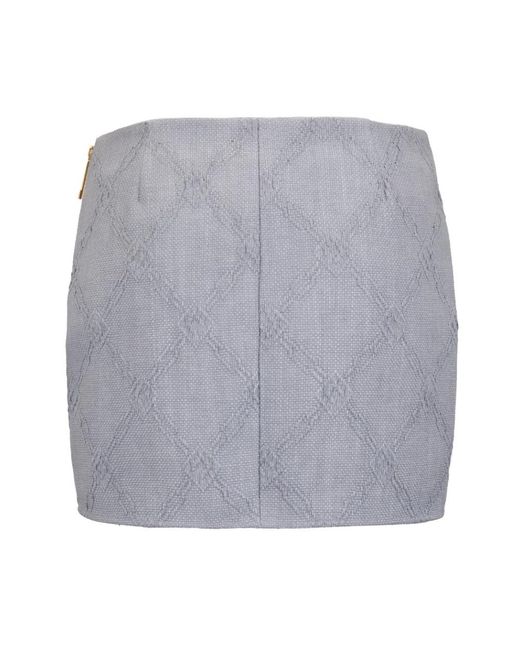Elisabetta Franchi Blue Short Skirts