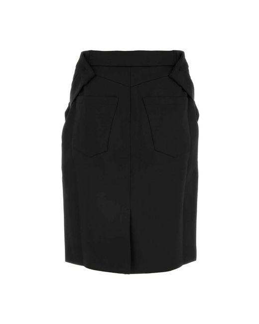 Coperni Rokken ,Zwart ,Polyester Stretch Rok Van Polyestermix in het Black