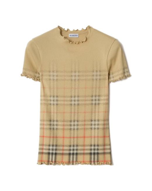 T-Shirts Burberry de color Natural