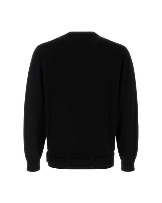 Random Identities Black V-Neck Knitwear for men