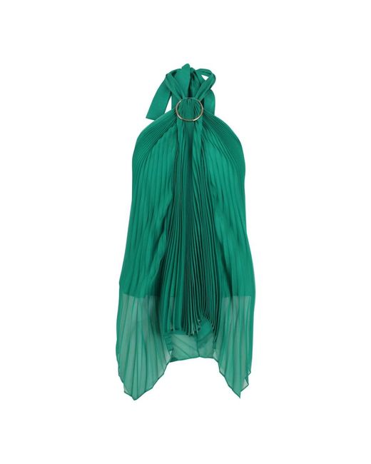Max Mara Green Sleeveless Tops