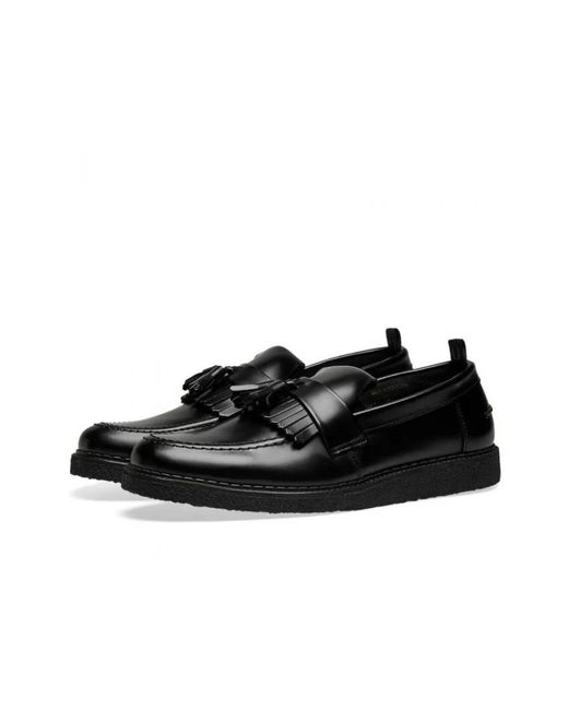 Fred Perry Black Loafers for men