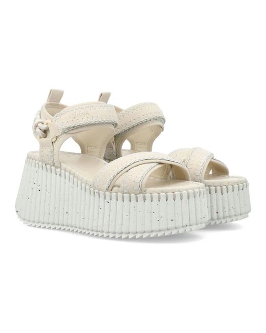 Chloé White Shoes