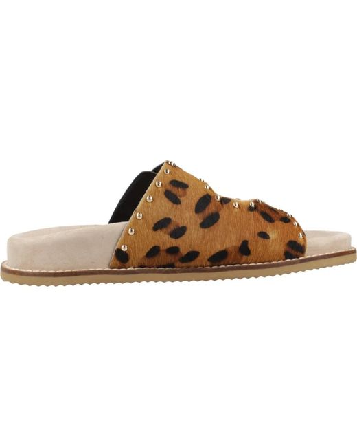 Gioseppo Schoenen ,Veelkleurig ,Stijlvolle Sandaal Slippers in het Brown