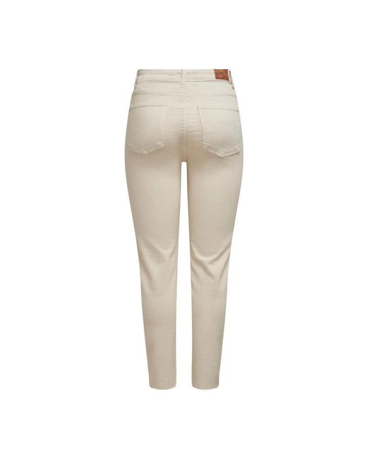 ONLY Skinny Trousers in het Natural