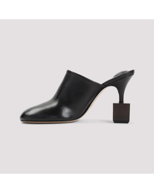 Jacquemus Black Heeled Mules