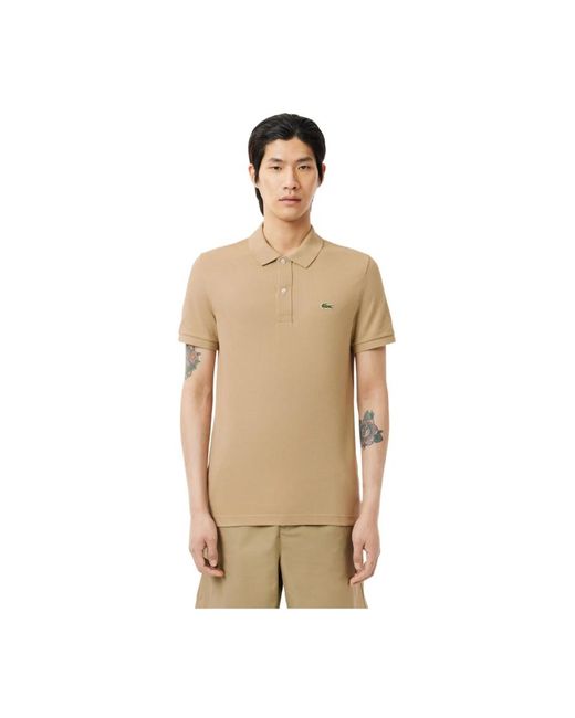 Lacoste Natural Polo Shirts for men