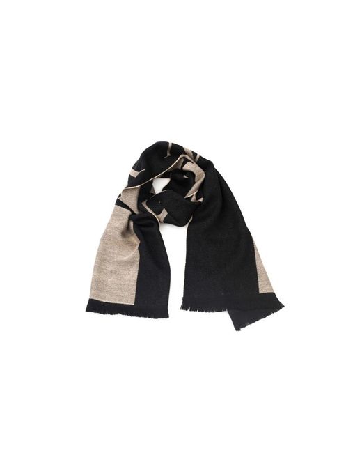 Philipp Plein Black Scarves for men