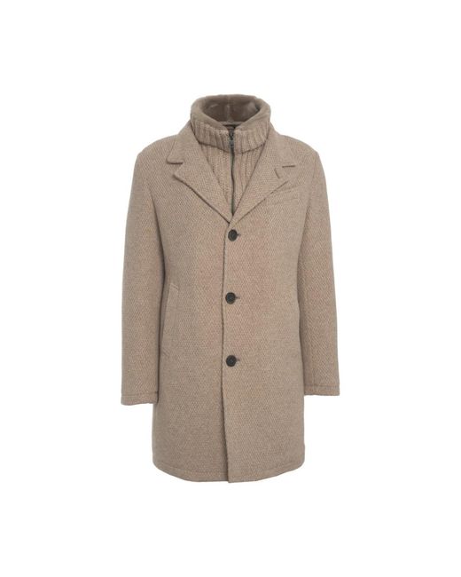 Gimo's Elegante Jas Aw25 in het Brown voor heren