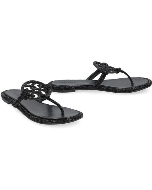 Tory Burch Black Flip Flops