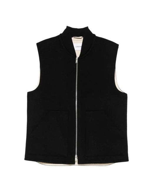 Lardini Black Vests for men