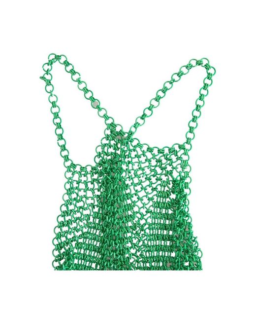 Dolce & Gabbana Green Sleeveless Tops