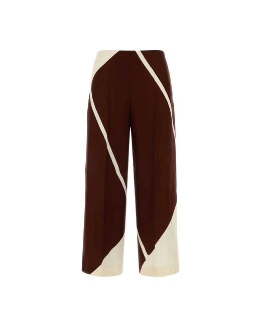 Alberta Ferretti Pantalone in het Brown