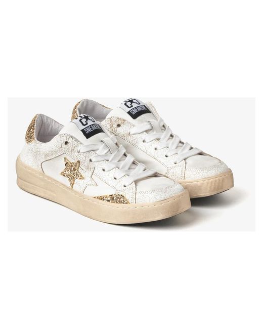 2 Star White Sneakers