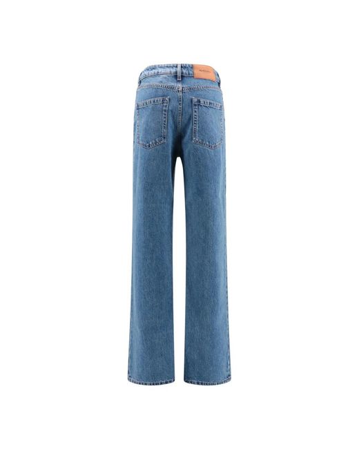 Burberry Blue Straight Jeans