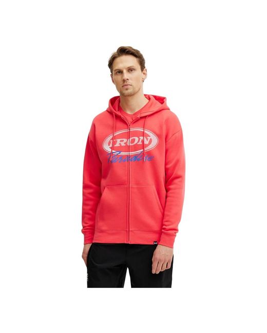 Zip-Throughs Under Armour de hombre de color Red