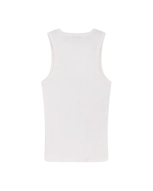 Entire studios White Sleeveless Tops