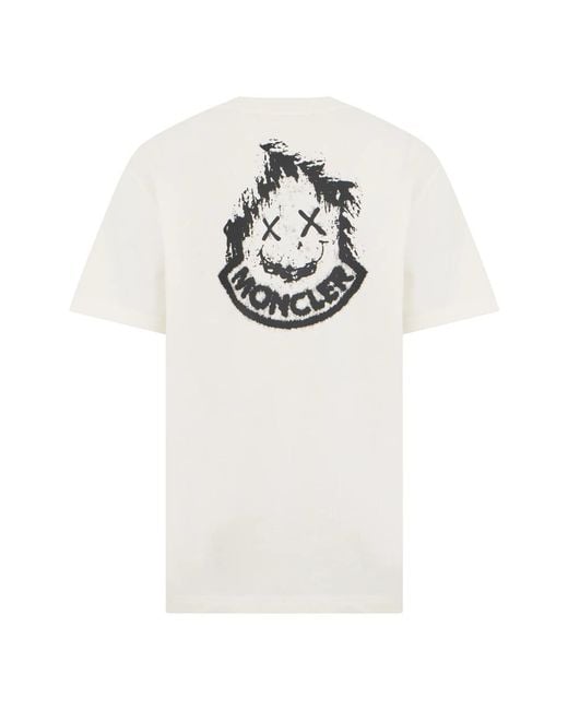 Moncler White T-Shirts for men