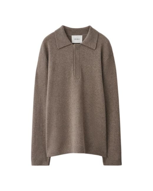 Lisa Yang Polo-Pullover in Brown für Herren