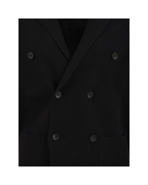 FILIPPO DE LAURENTIIS Black Blazers for men