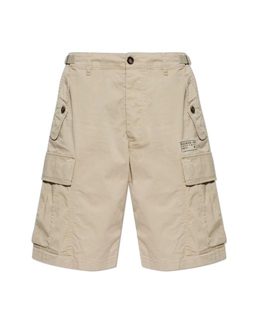 DSquared² Natural Long Shorts for men