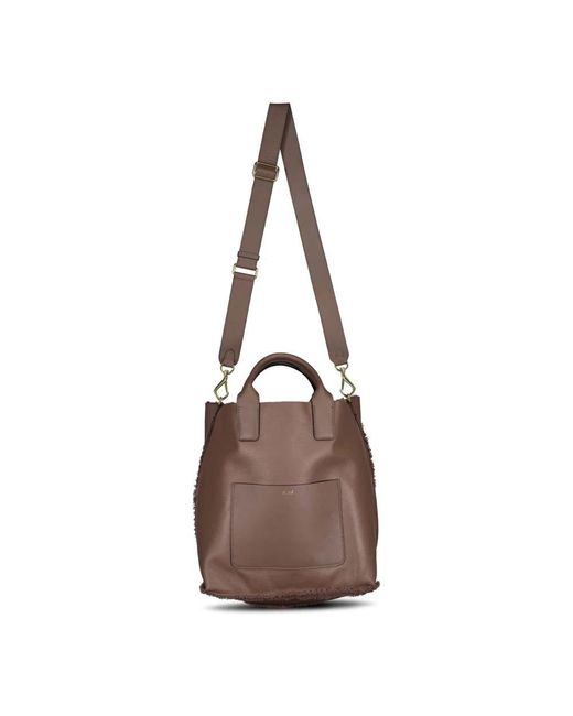 Abro⁺ Brown Shoulder Bags