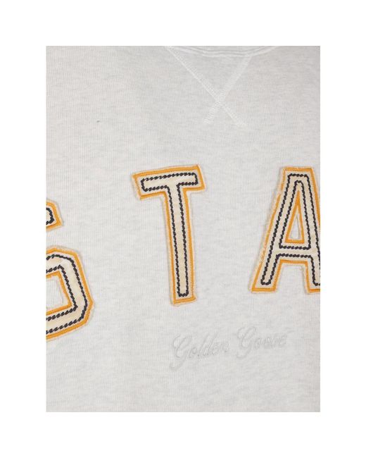 Golden Goose Deluxe Brand Gray Sweatshirts for men