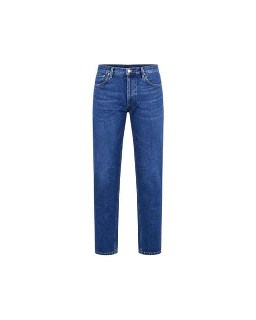 Dondup Blue Straight Fit Jeans for men