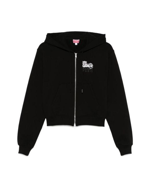 KENZO Zip-Throughs in het Black
