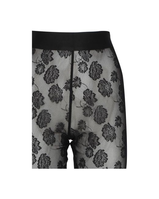 Nue Broeken ,Zwart ,Katoen Zwarte Katoenen Broek in het Gray