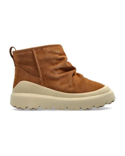 Ugg Schoenen ,Bruin ,Wol Heritage Utility Mini in het Brown voor heren