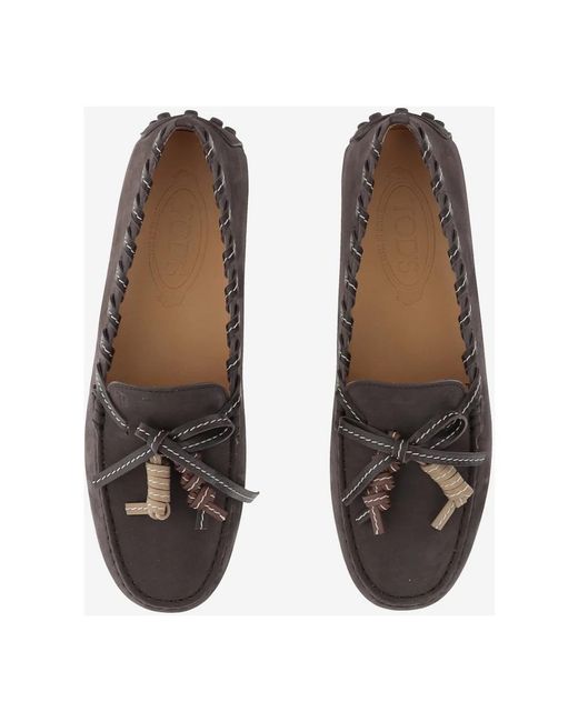 Tod's Gray Loafers