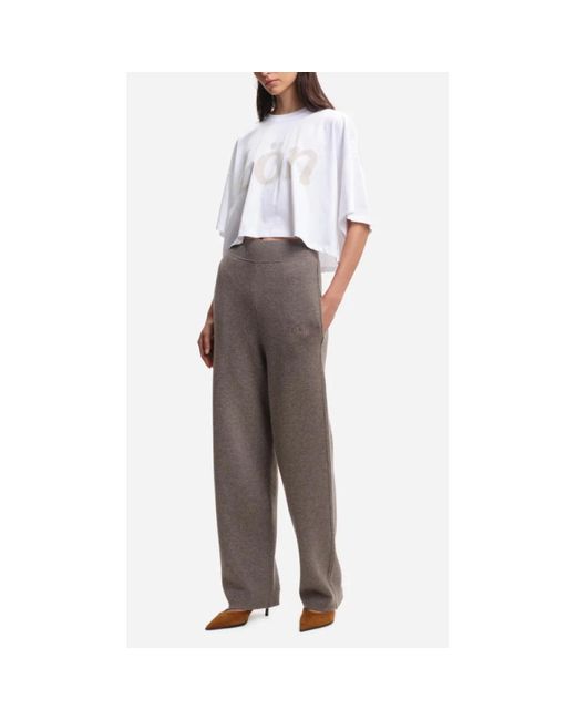 Margaux Lonnberg Gray Wide Trousers