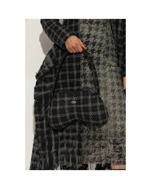 DIESEL Black Schultertasche Play Double-D