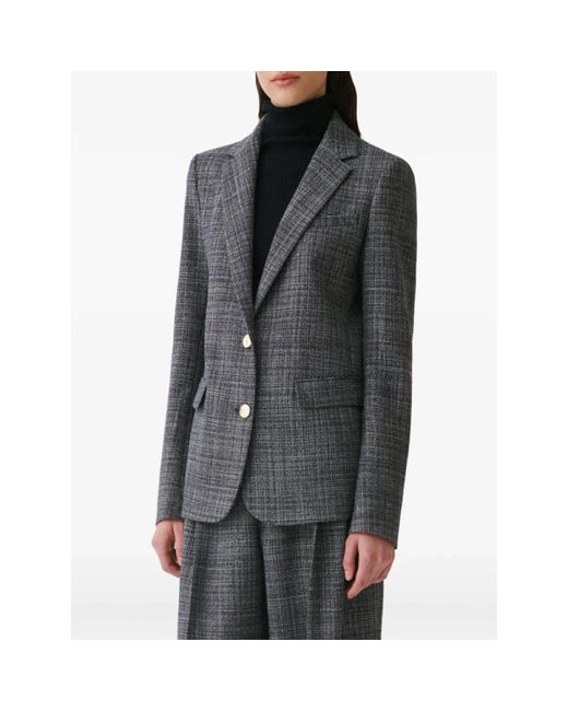Fabiana Filippi Gray Tweed Jackets