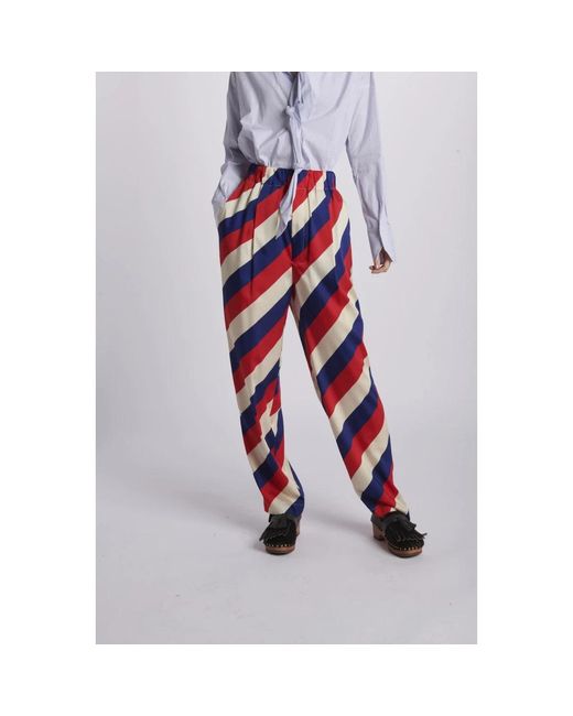 Jejia Red Straight Trousers