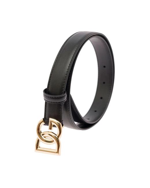 Dolce & Gabbana Black Belts