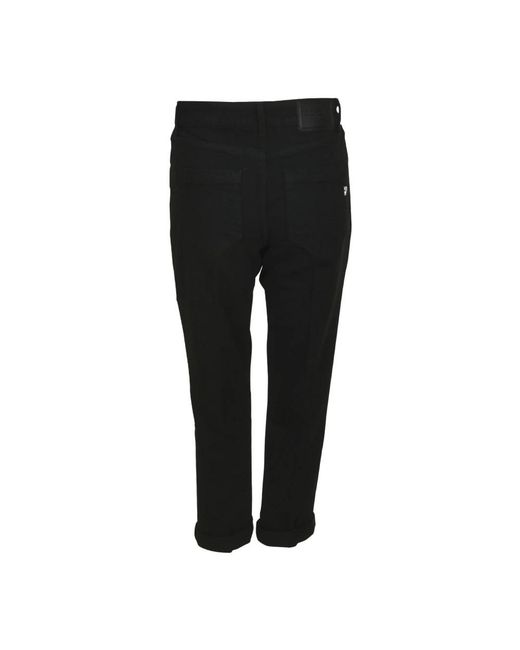 Dondup Black Cropped Trousers