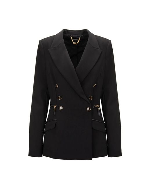 Elisabetta Franchi Black Blazers