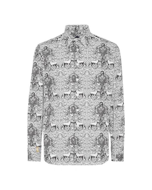 Billionaire Casual Overhemd in het Gray voor heren