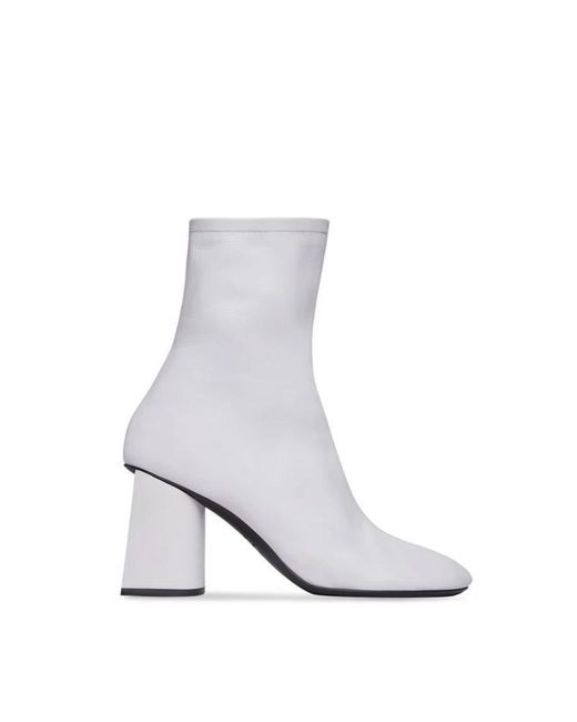 Balenciaga Gray Heeled Boots