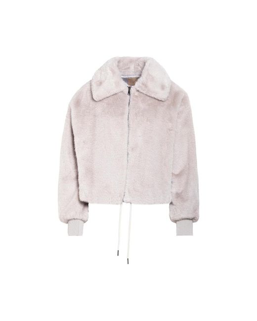 H2O Korte Faux Fur Jas in het White