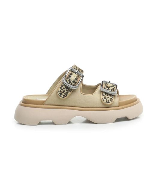 Jeannot Sliders in het Metallic