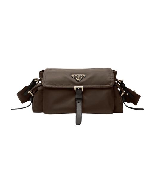 Prada Brown Explore Umhängetasche Medium