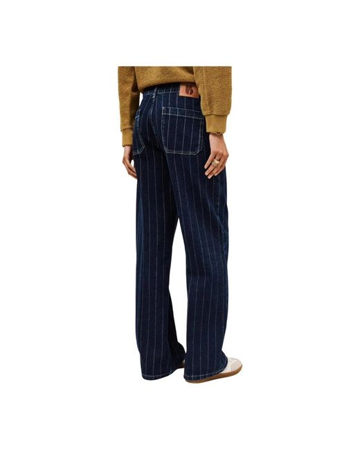 Wide Jeans Ba&sh de color Blue