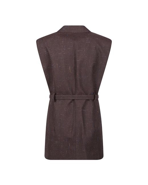 Vests Pinko de color Brown