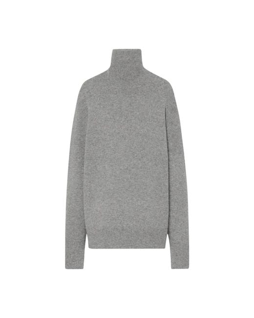 The Row Gray Turtlenecks
