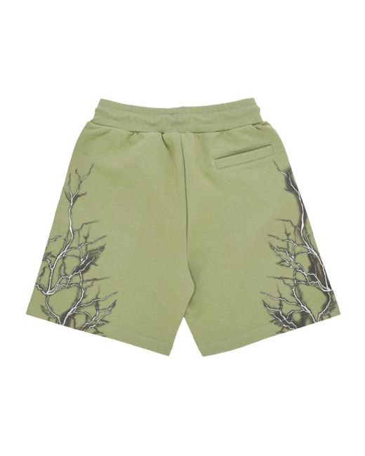 PHOBIA ARCHIVE Green Casual Shorts for men