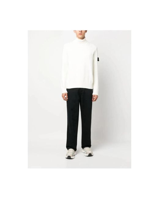 Stone Island White Turtlenecks for men